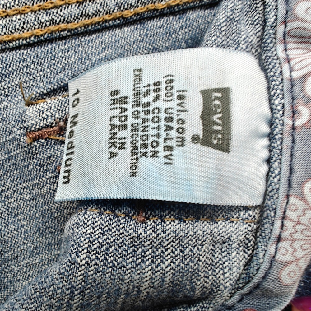 Levi's 545 Jeans Womens 10M Low Bootcut Medium Wash Denim Country Western Casual - Picture 3 of 14